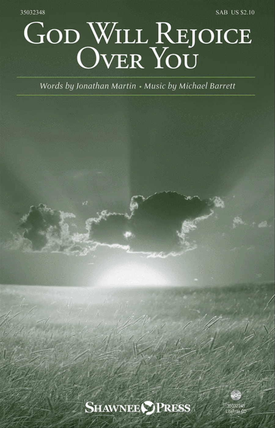 God Will Rejoice Over You 3-Part scores gallery preview page 1