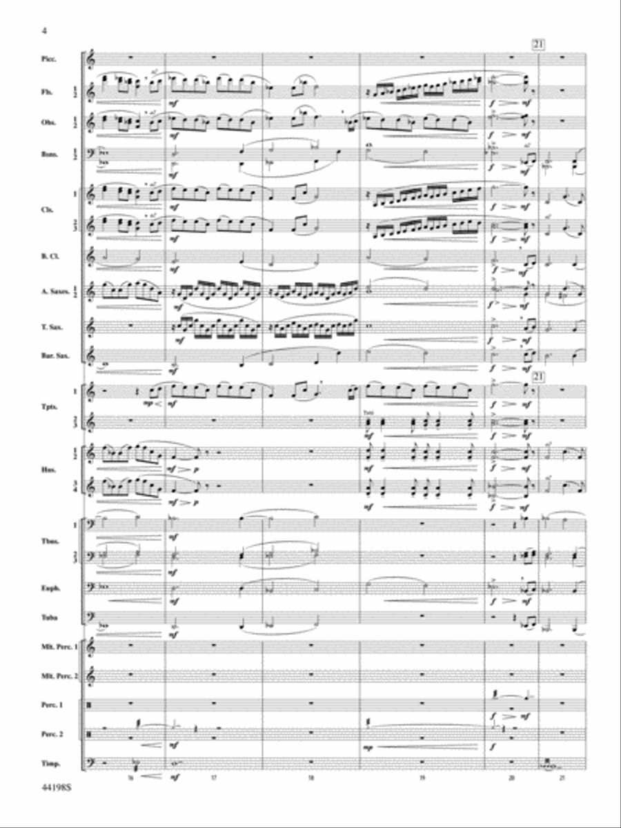 Afterlife: Score Concert Band scores gallery preview page 4