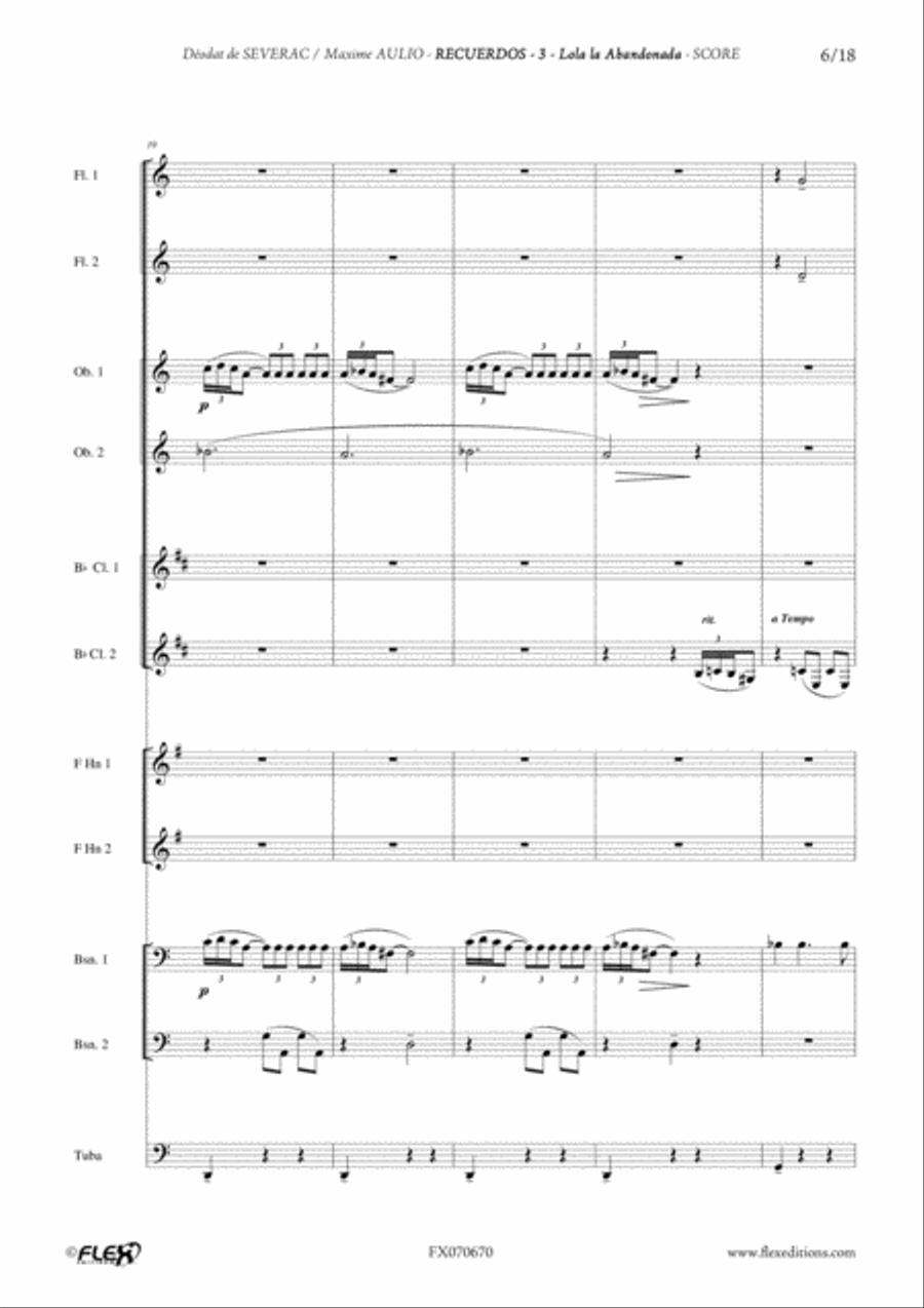 Lola la Abandonada Lola la Abandonada English Horn scores gallery preview page 6