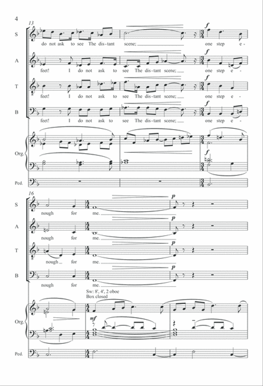 Lead, Kindly Light 4-Part scores gallery preview page 4
