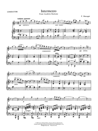 Intermezzo from Cavalleria Rusticana: Score