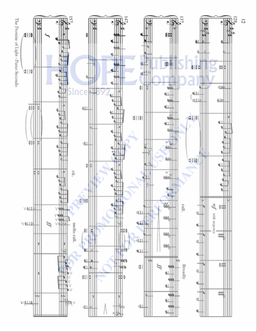The Promise of Light The Promise of Light Choir scores gallery preview page 13