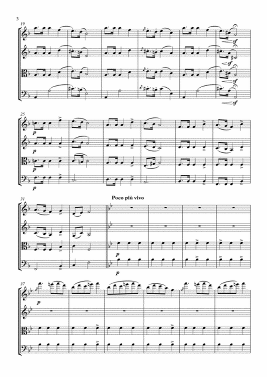 Mazurka in F Minor arranged for String Quartet image number null