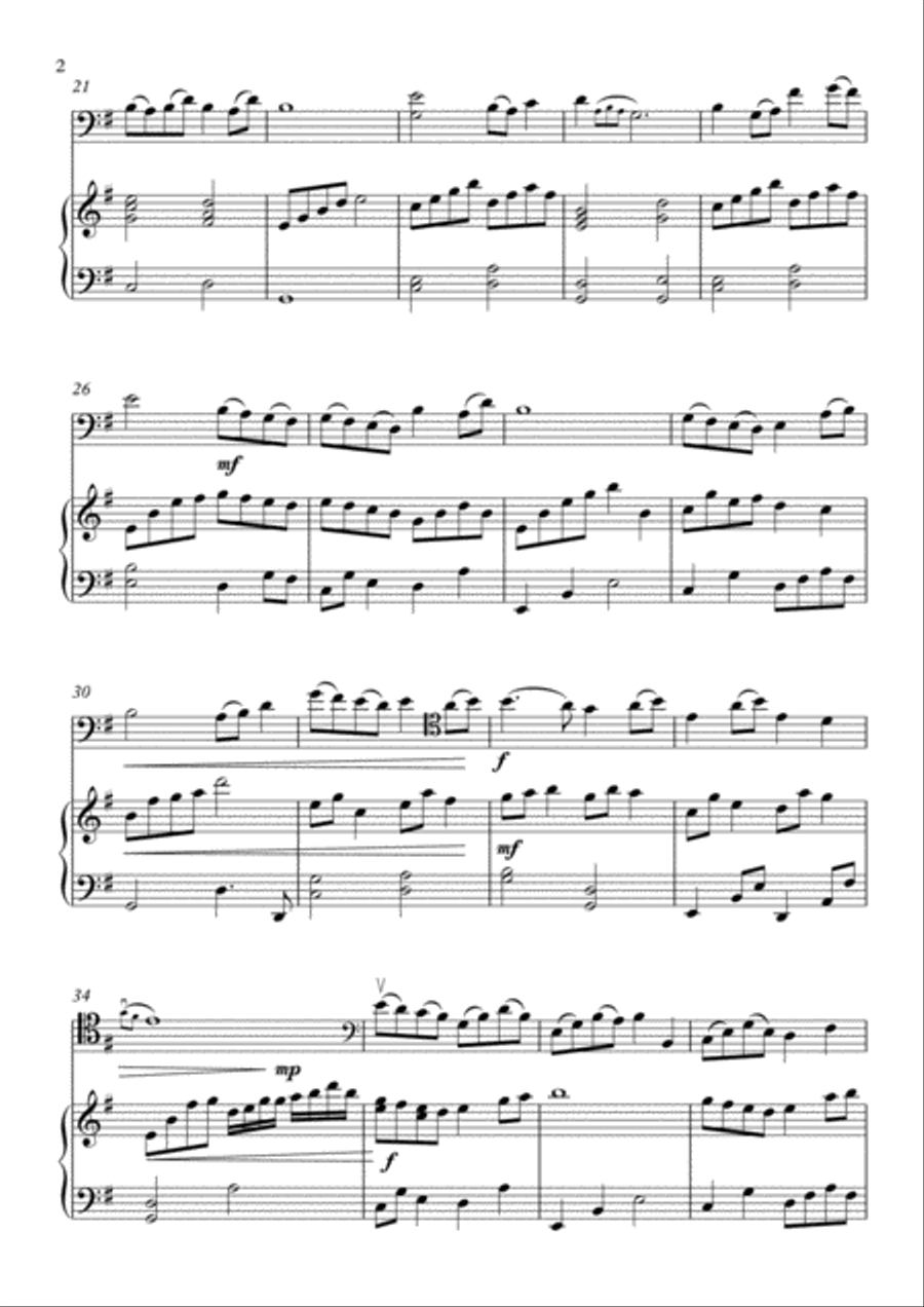 Blossoming of Spring Piano scores gallery preview page 2