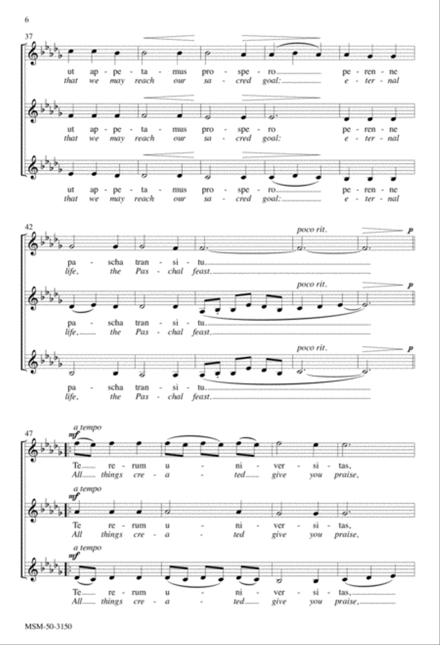 Nunc tempus acceptabile Now Is the Time Acceptable SSA scores gallery preview page 5