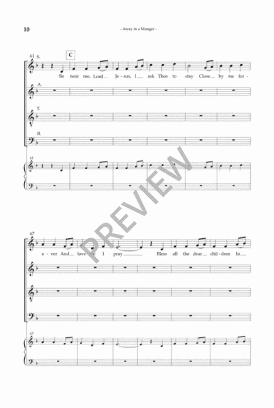 Christmas Carols, Volume 2 SSAATTBB scores gallery preview page 10