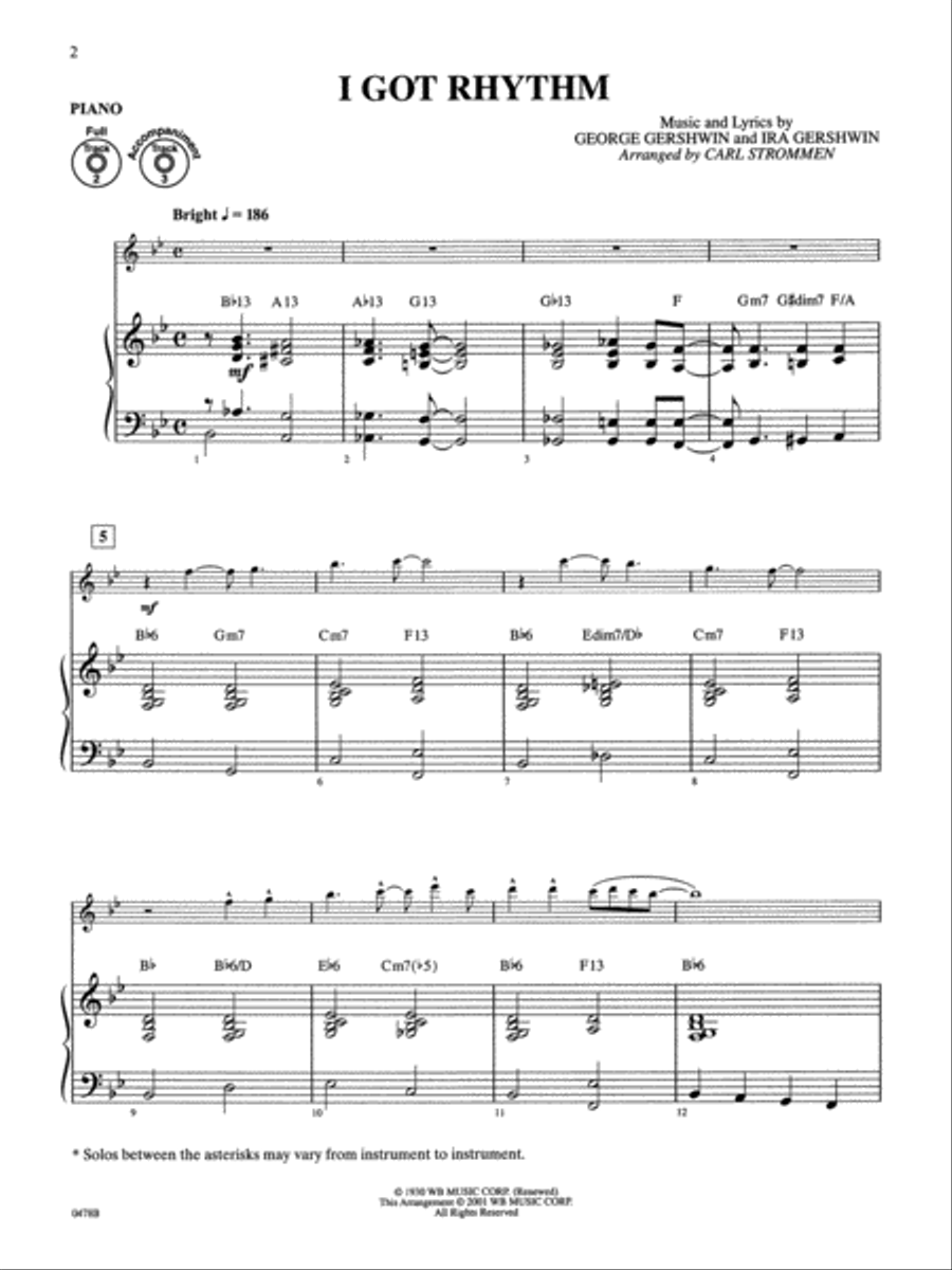Gershwin by Special Arrangement Piano scores gallery preview page 3