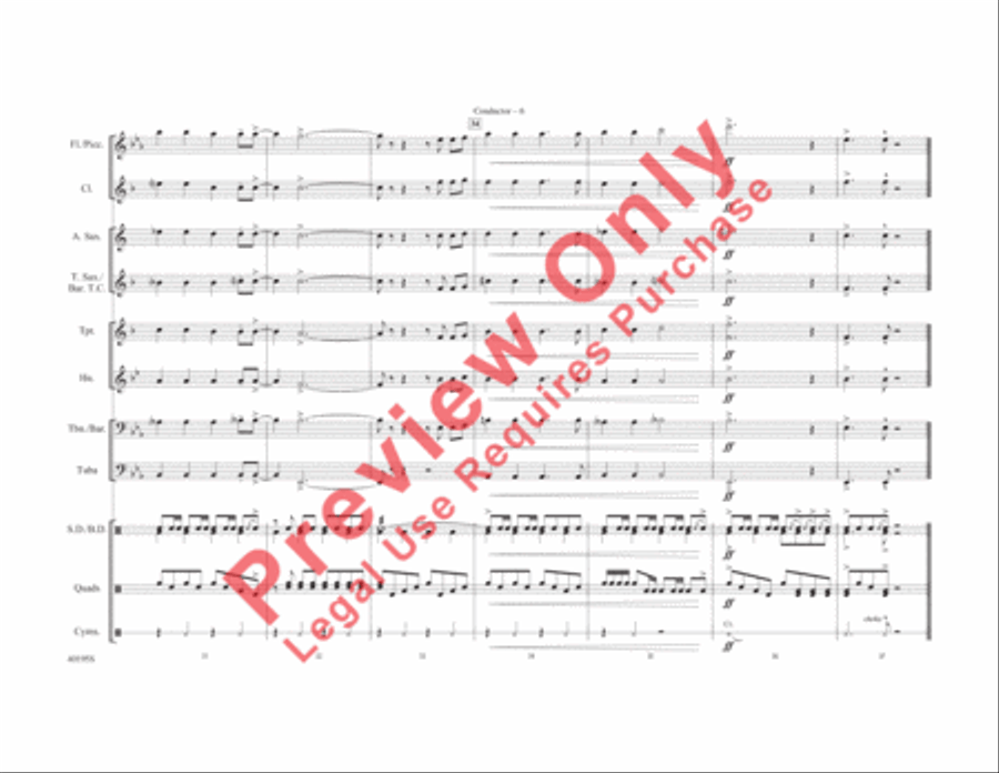 She Loves You She Loves You Marching Band scores gallery preview page 13