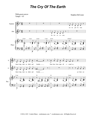 The Cry Of The Earth (Duet for Soprano and Alto Solo)