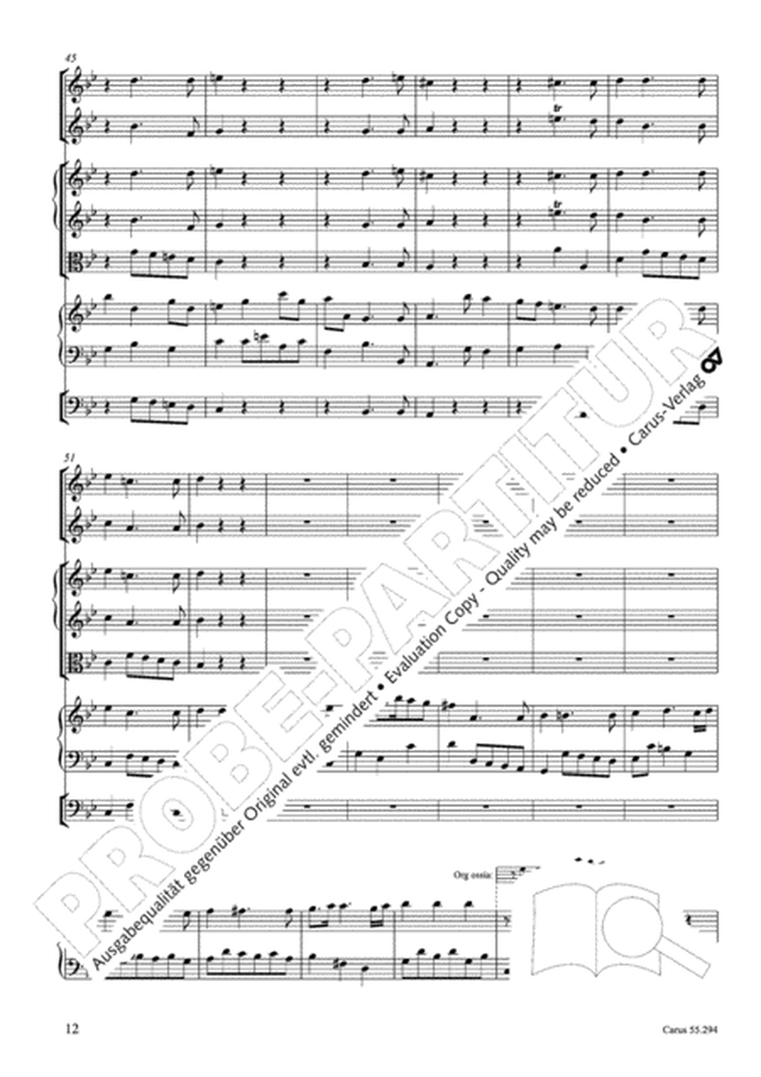Concerto per la Harpa (Organo) in B
