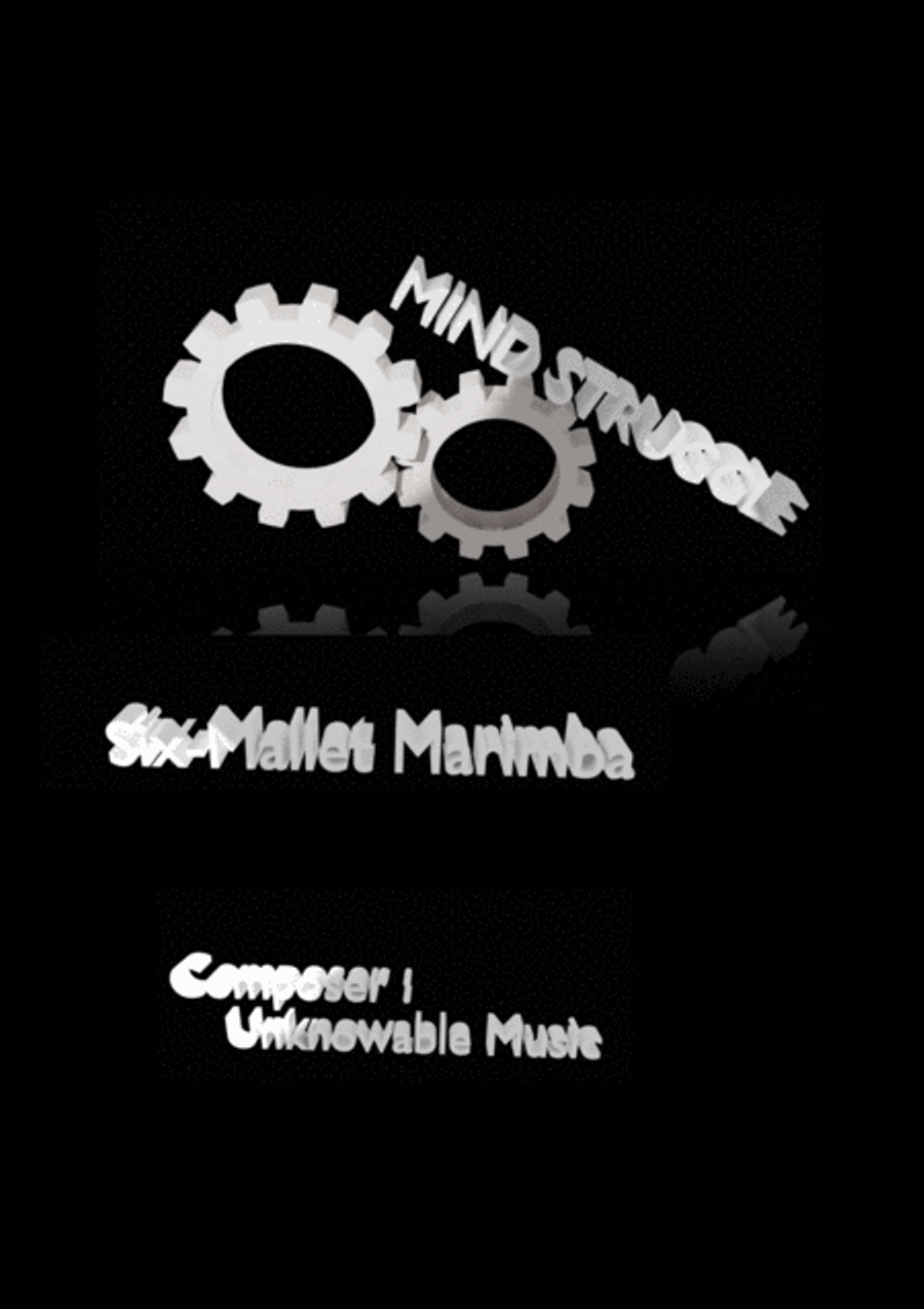 Mind Struggle (Marimba six mallets) Marimba scores gallery preview page 1