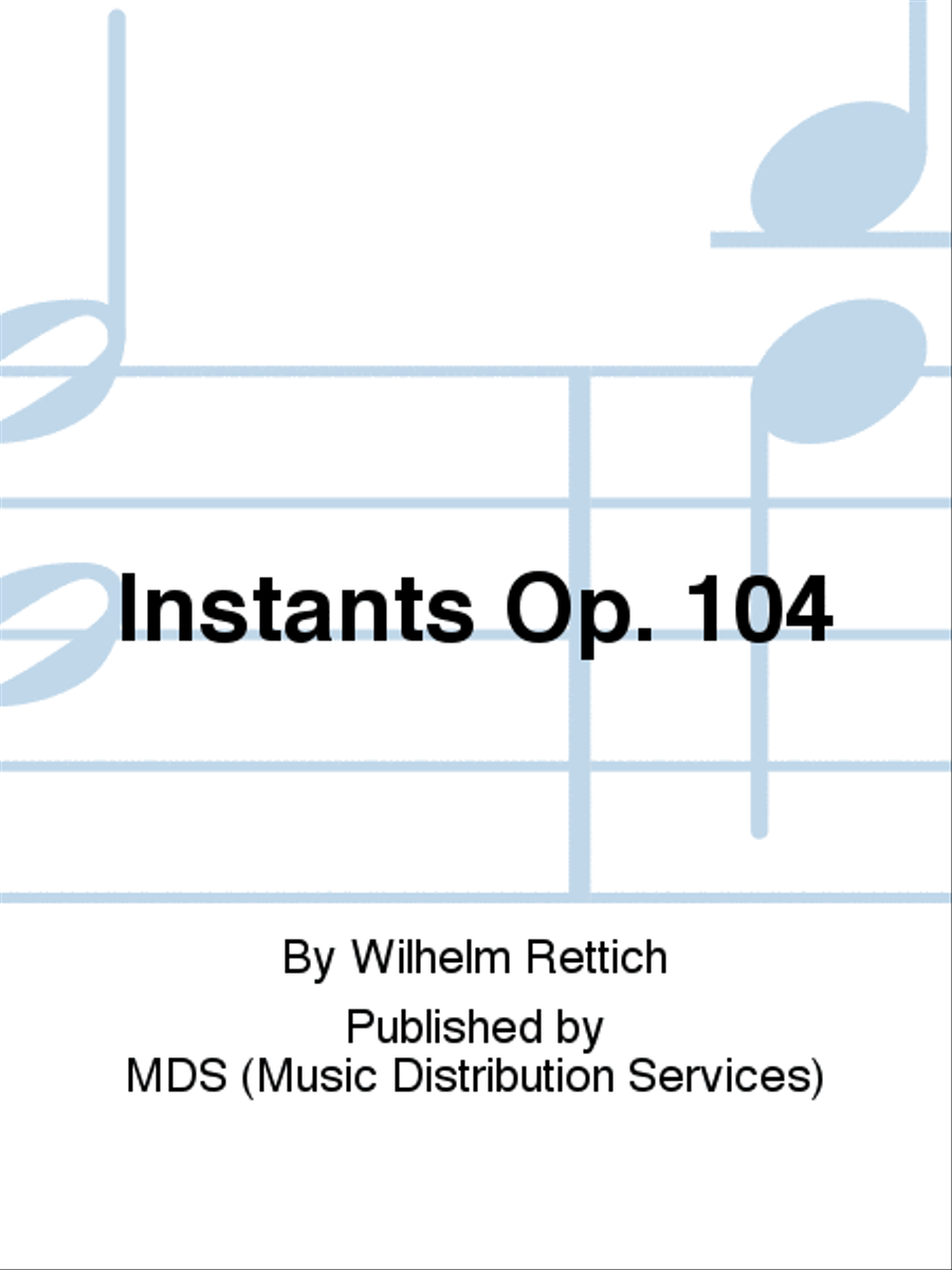 Instants op. 104 Voice Solo scores gallery preview page 1