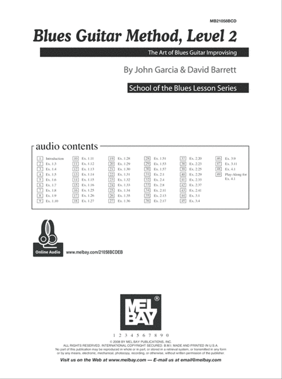 Blues Guitar Method, Level 2 Electric Guitar scores gallery preview page 2