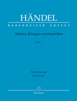 Book cover for Almira, Konigin von Kastilien HWV 1