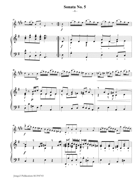 Vivaldi: Sonata No. 5 for Alto Sax & Piano image number null