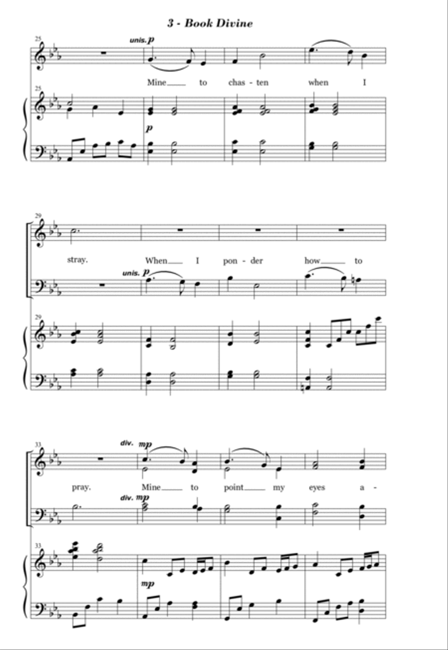 Book Divine 4-Part scores gallery preview page 3