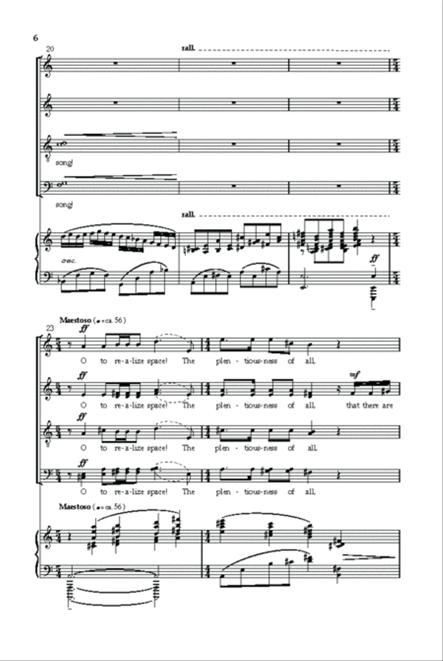 A Song of Joys Divisi scores gallery preview page 5