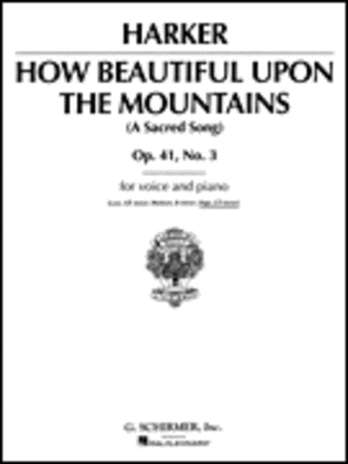 Book cover for How Beautiful upon the Mountains