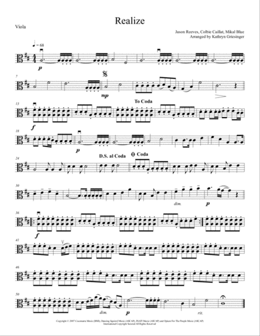 Realize Realize String Quartet scores gallery preview page 4