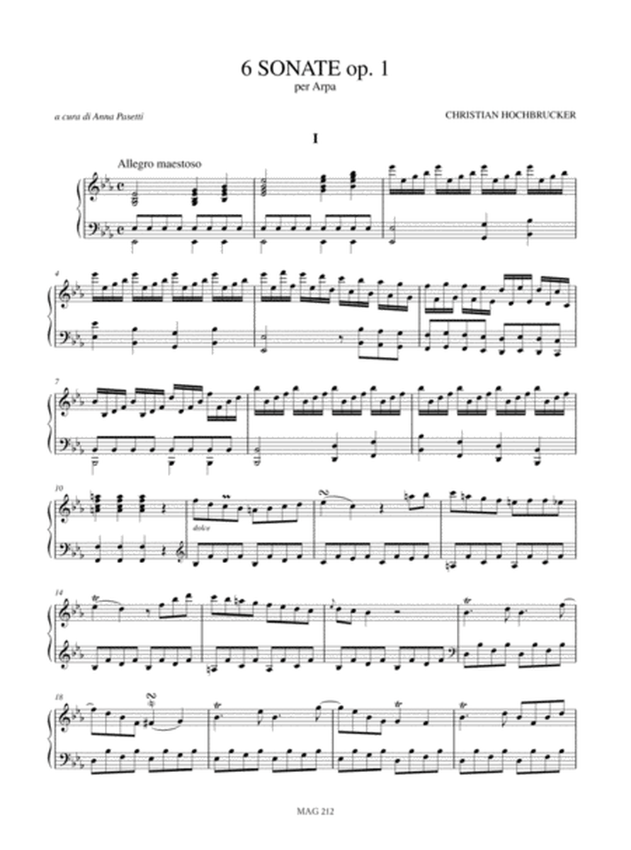 6 Sonatas Op. 1 for Harp