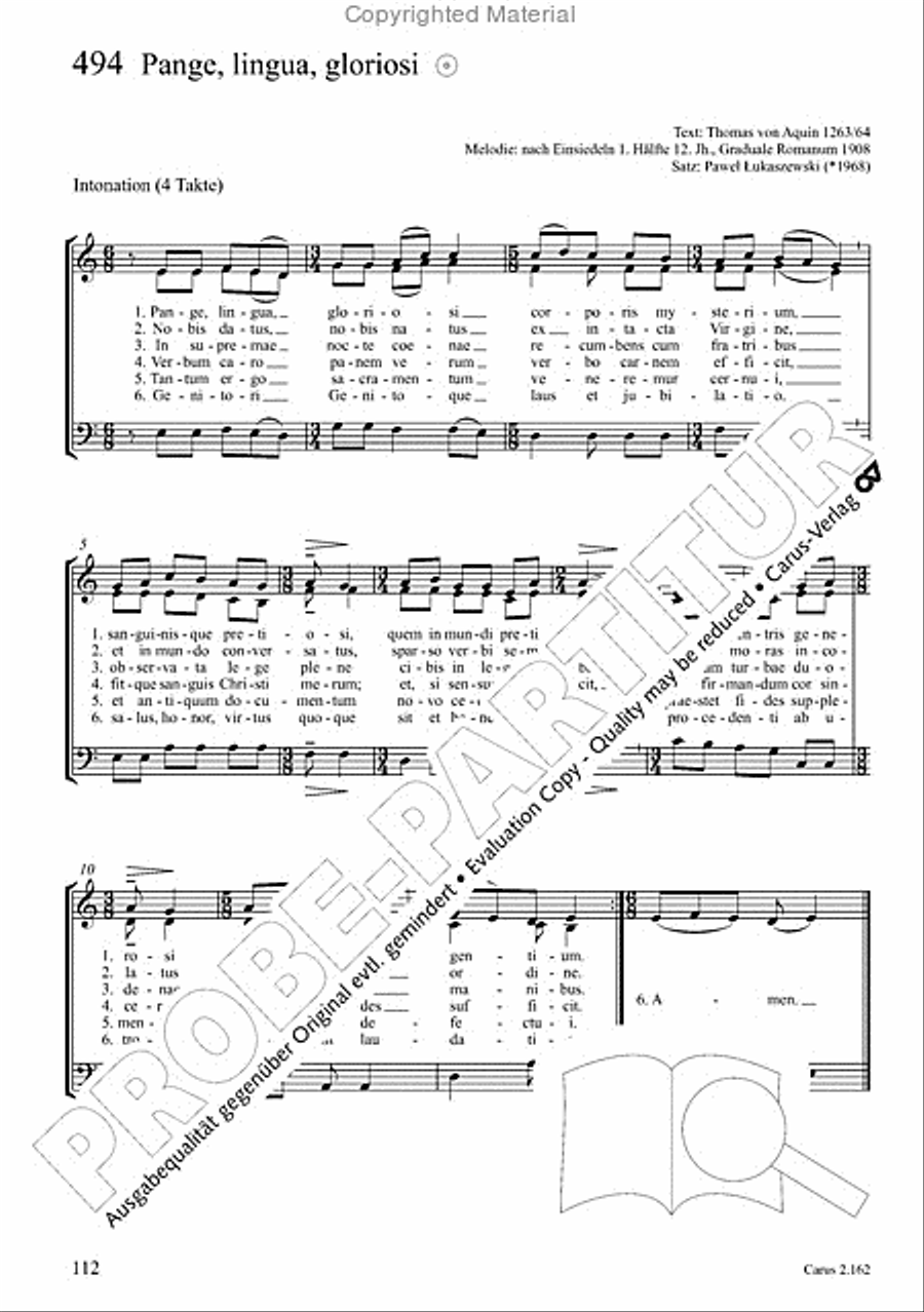 Chorbuch Gotteslob SAM 3-Part scores gallery preview page 113