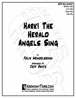 Hark! The Herald Angels Sing (SATB Sax Quartet)