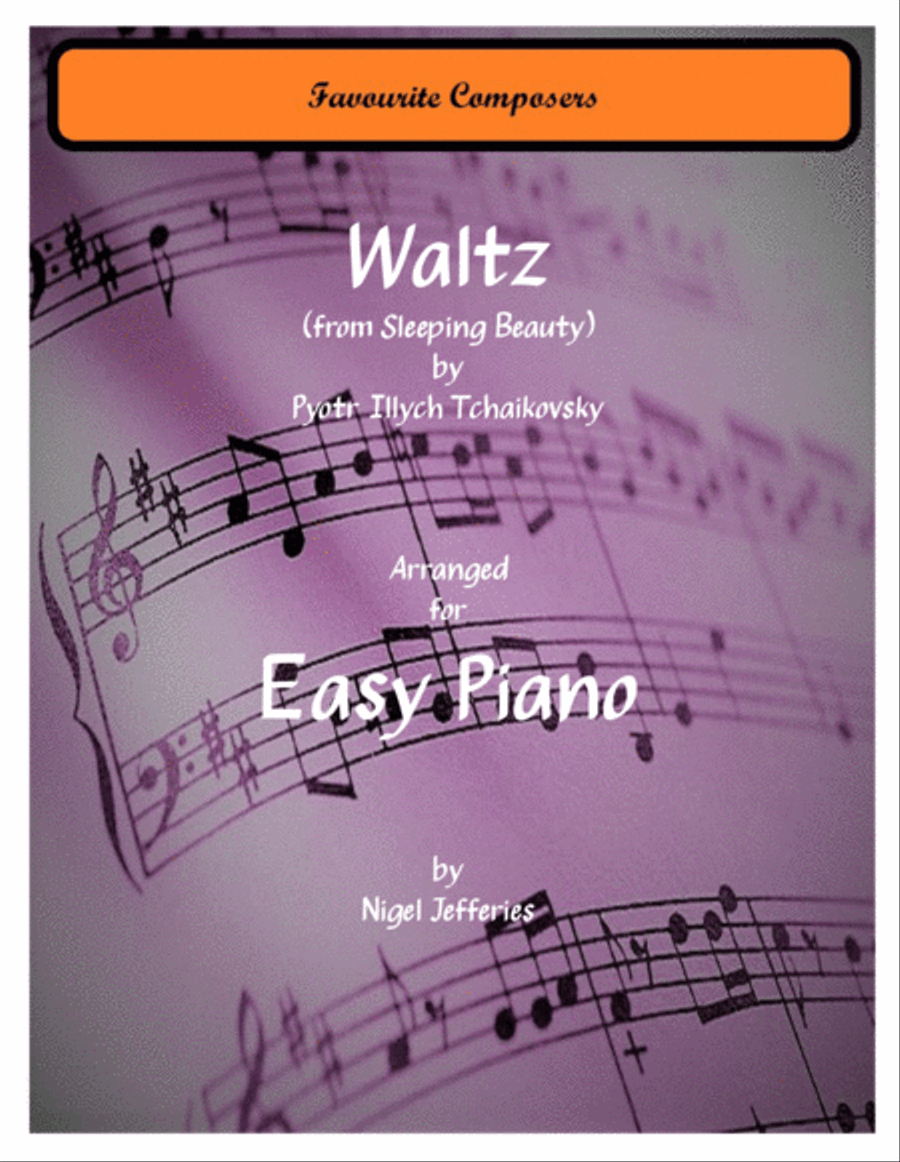 Waltz from Sleeping Beauty arranged for Easy Piano Piano Method scores gallery preview page 1