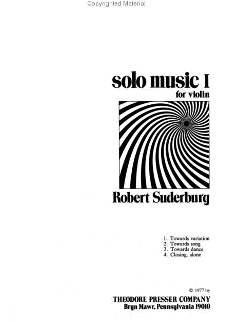 Solo Music I Chamber Music scores gallery preview page 2