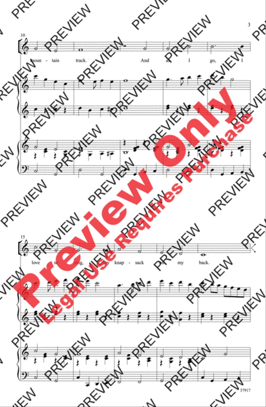 The Happy Wanderer 2-Part scores gallery preview page 3