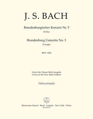 Brandenburg Concerto, No. 5 D major, BWV 1050