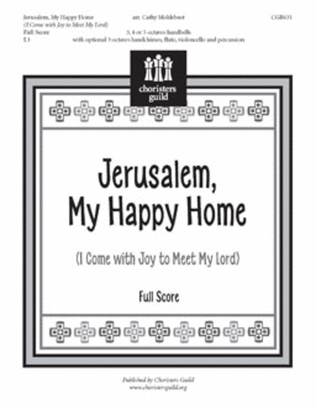 Jerusalem, My Happy Home - Full Score and Reproducible Parts