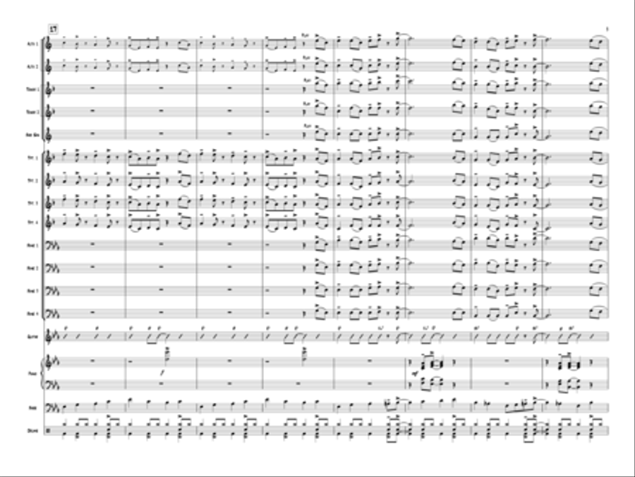 Joy To The World Jazz Ensemble scores gallery preview page 4