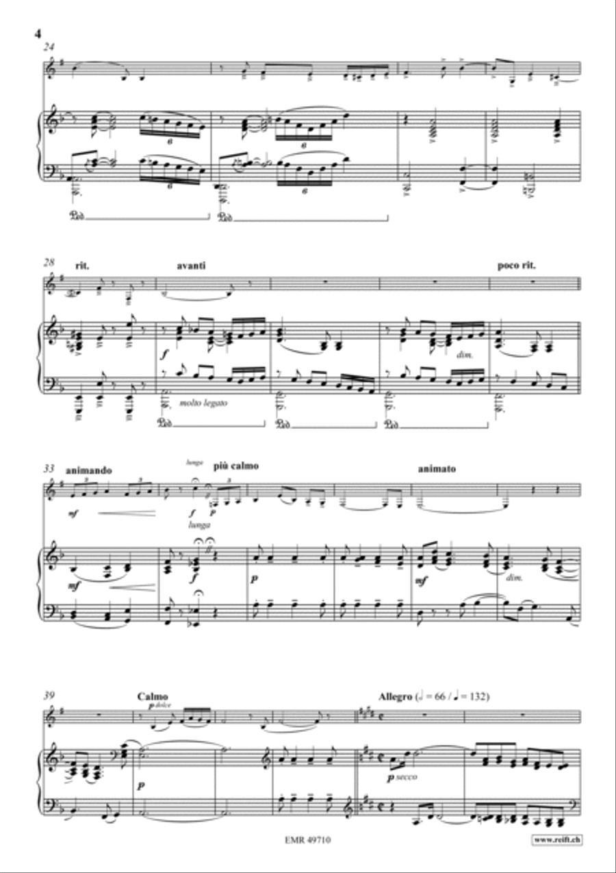 Fantasia Bass Clarinet scores gallery preview page 4
