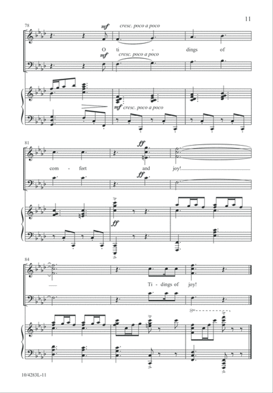 Tidings of Joy! Tidings of Joy! 3-Part scores gallery preview page 12