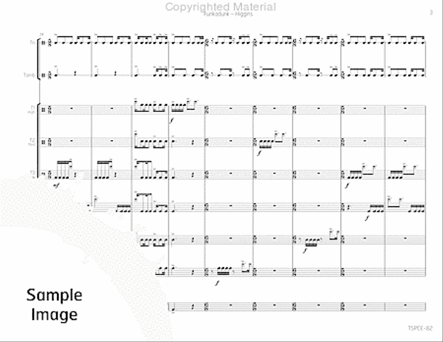 Funkadunk Percussion Ensemble scores gallery preview page 6