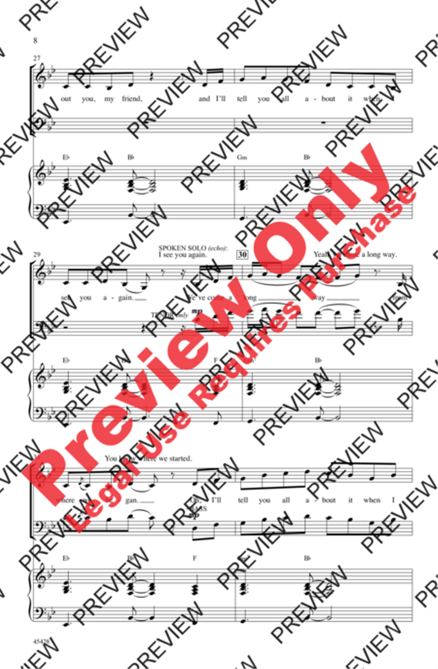 See You Again - SoundTrax CD (CD only) Choir scores gallery preview page 8