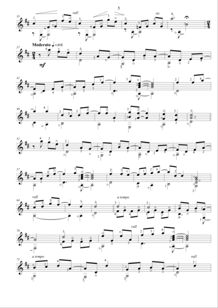 La scelta di Cloe Acoustic Guitar scores gallery preview page 2