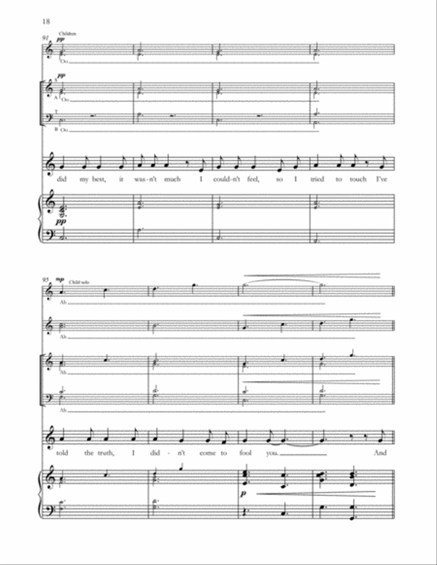 Hallelujah 4-Part scores gallery preview page 7