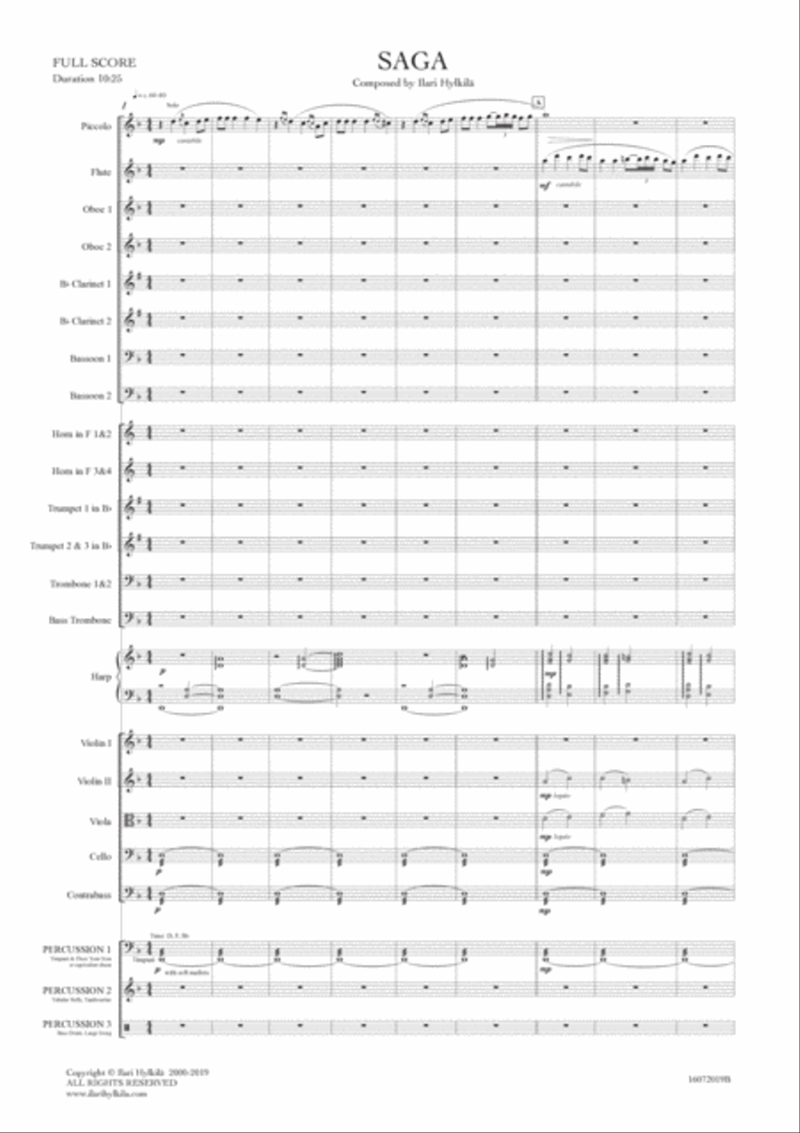 Saga Full Orchestra scores gallery preview page 3