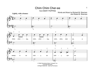 Book cover for Chim Chim Cher-ee (from Mary Poppins) (arr. Christopher Hussey)