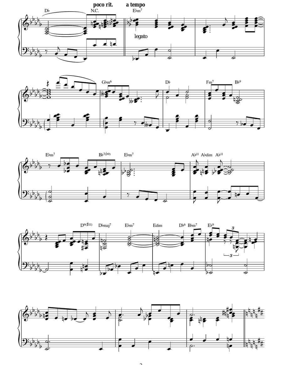 Stardust Piano Solo scores gallery preview page 2