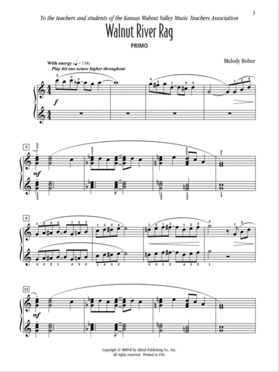 Walnut River Rag Small Ensemble scores gallery preview page 5