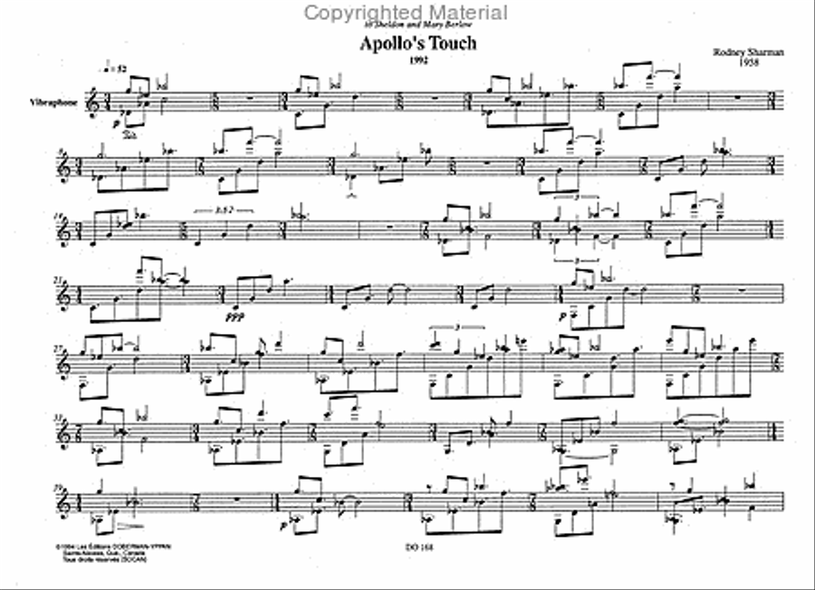 Apollo's Touch Percussion scores gallery preview page 2