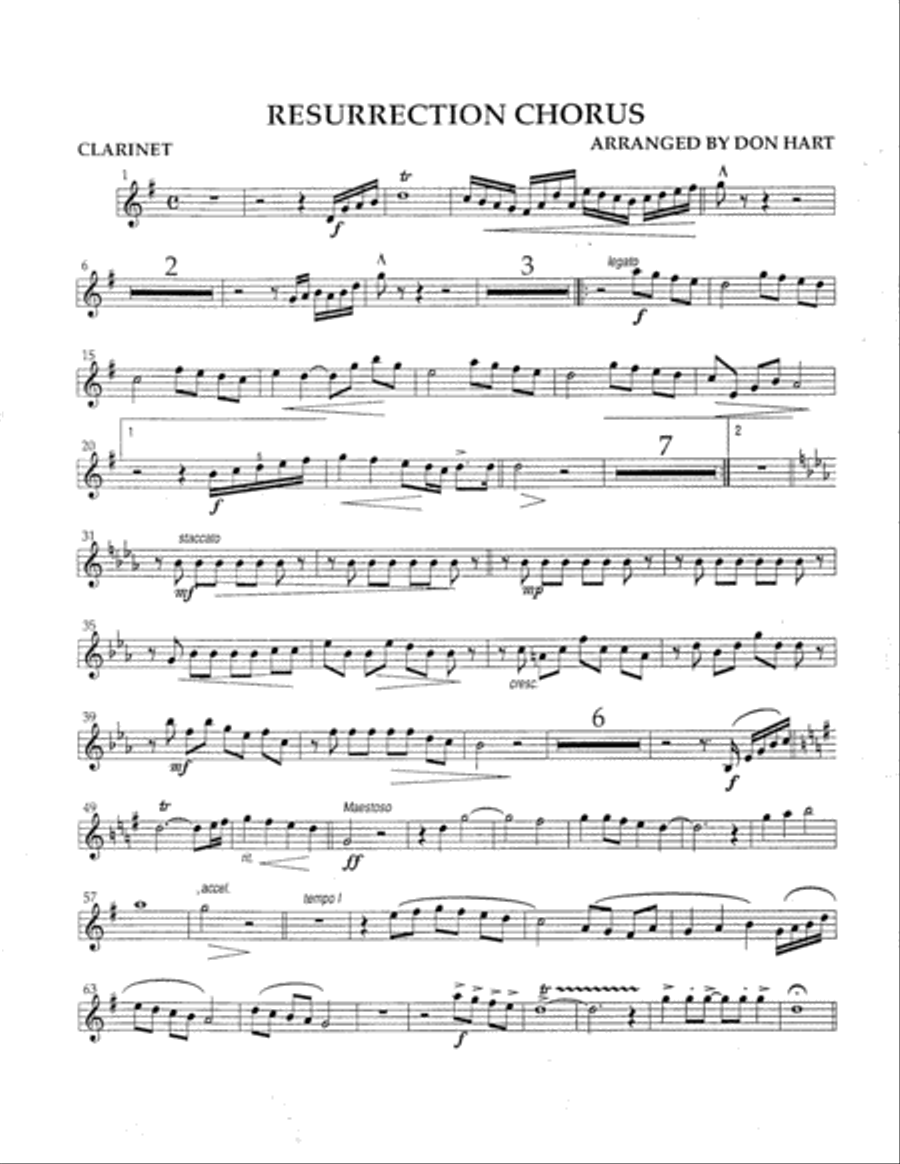Resurrection Chorus Choir scores gallery preview page 18