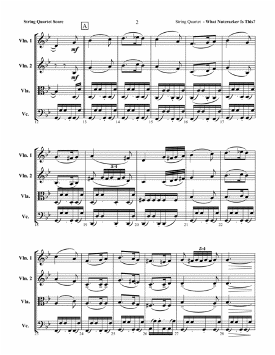 What Nutcracker Is This? String Orchestra scores gallery preview page 2