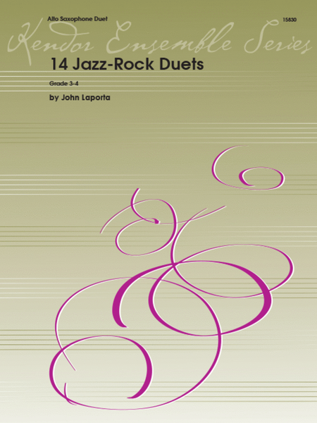 14 Jazz-Rock Duets (alto saxes)