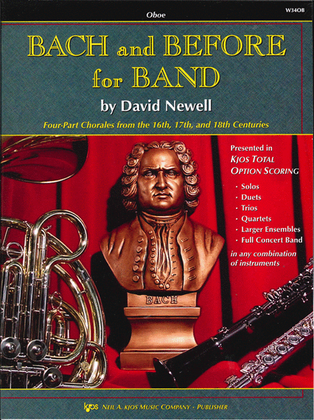 Book cover for Bach and Before for Band - Oboe