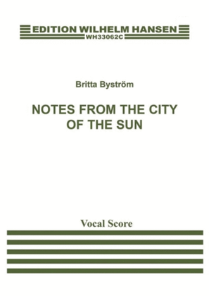 Book cover for Notes from the City of the Sun