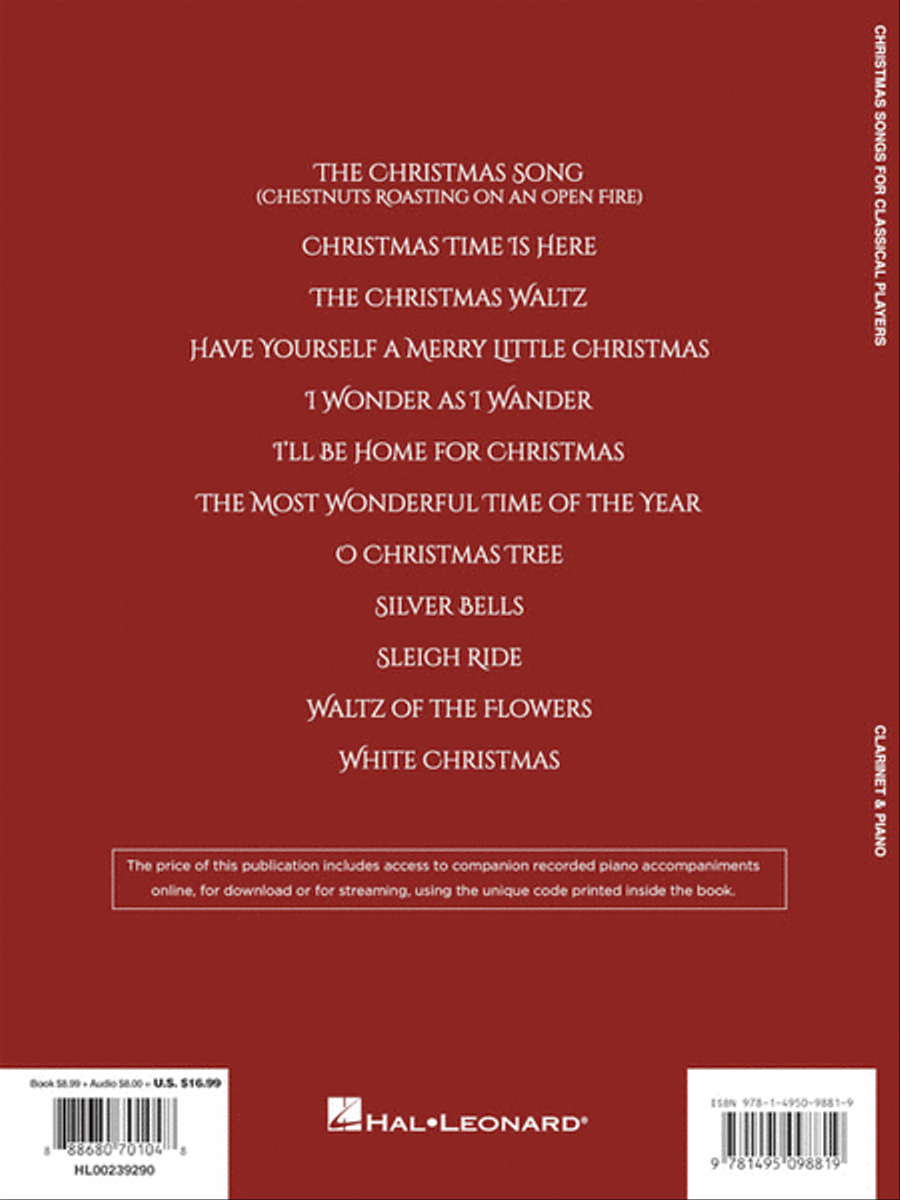 Christmas Songs for Classical Players – Clarinet and Piano Clarinet Solo scores gallery preview page 5
