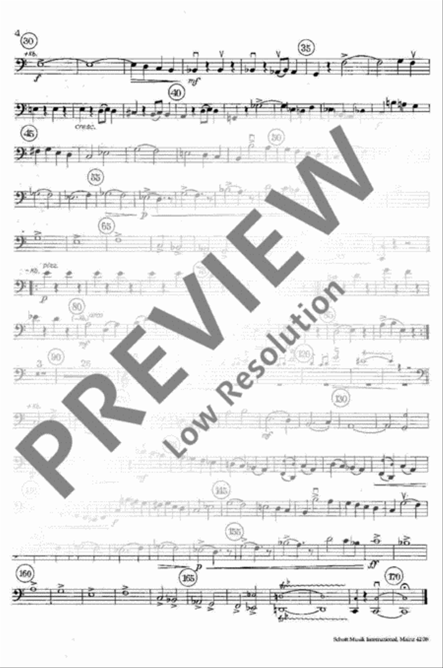 Plöner Musiktag Double Bass scores gallery preview page 5